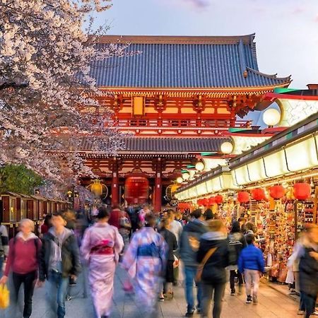 403 Oshiage Sta 3Mins Walk! Wi-Fi & Elevator 4Pax Apartman Tokió Kültér fotó